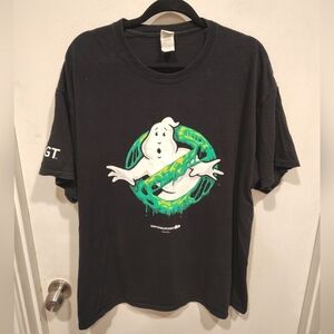Ghostbusters 4D Video Slots Rare Promo Slime Graphic T-shirt Sz XL Collectible